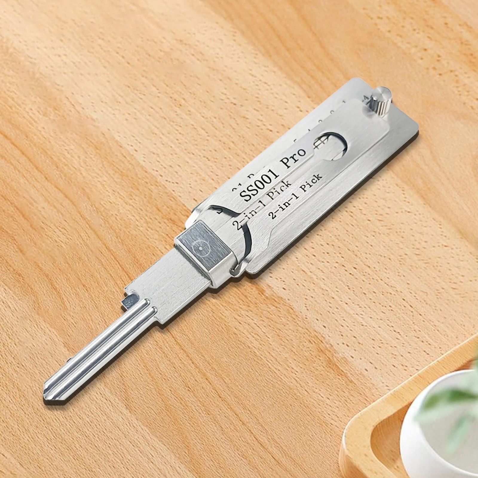 Hook & Pickup Tool Kit 2 in 1 Portable Lock Picking Set Ergonomic Handle USA