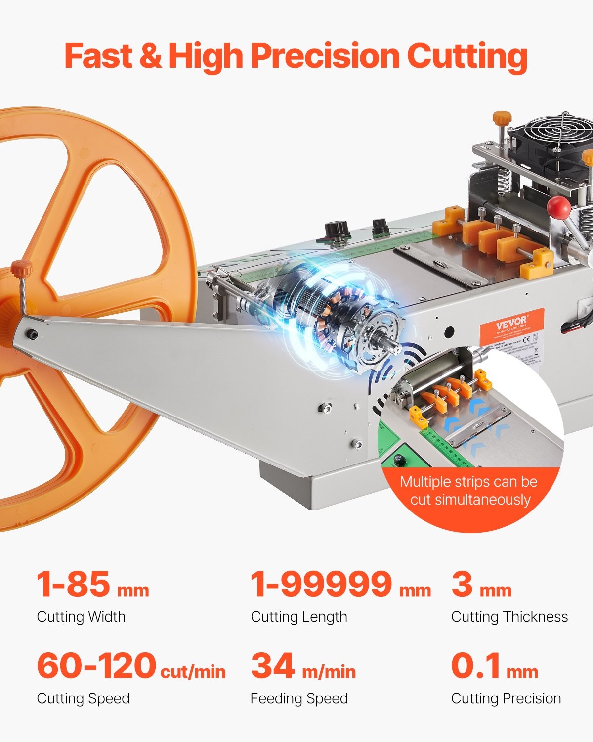 Automatic Webbing Cutting Machine, Hot and Cold Ribbon Cutting Machine with Adju