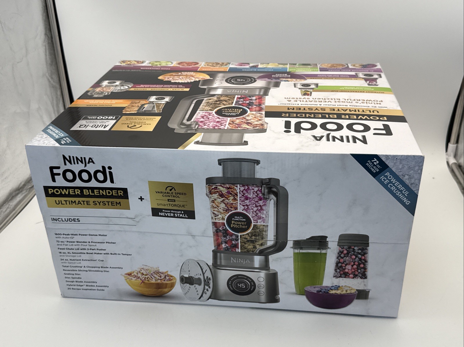 Ninja Foodi Power Blender Ultimate System with 72 oz SS401 (New Factory sealed)