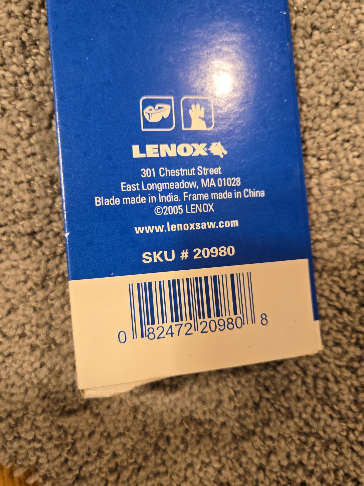 Lenox PVC/ABS 18in Plastic Pipe Hand Saw 20980