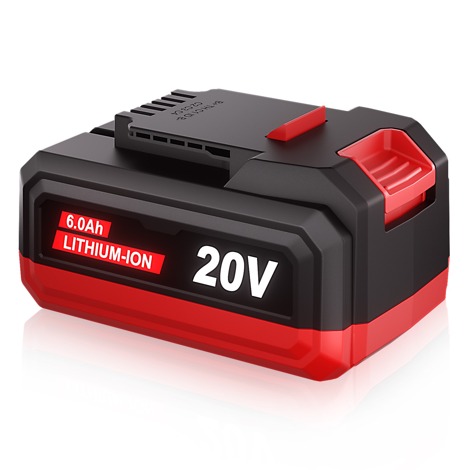 20V 6Ah Lithium-Ion Replacement Battery Pack for Bauer 20V Cordless Power Tools