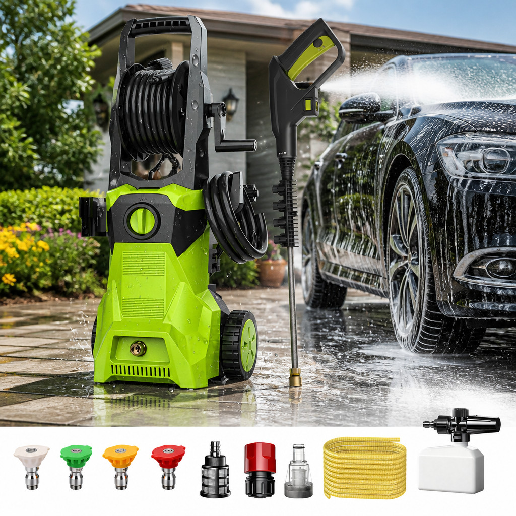 2026 Upgraded 5000PSI High Pressure Water Spray Gun Car Washer w/ 4 Nozzles US