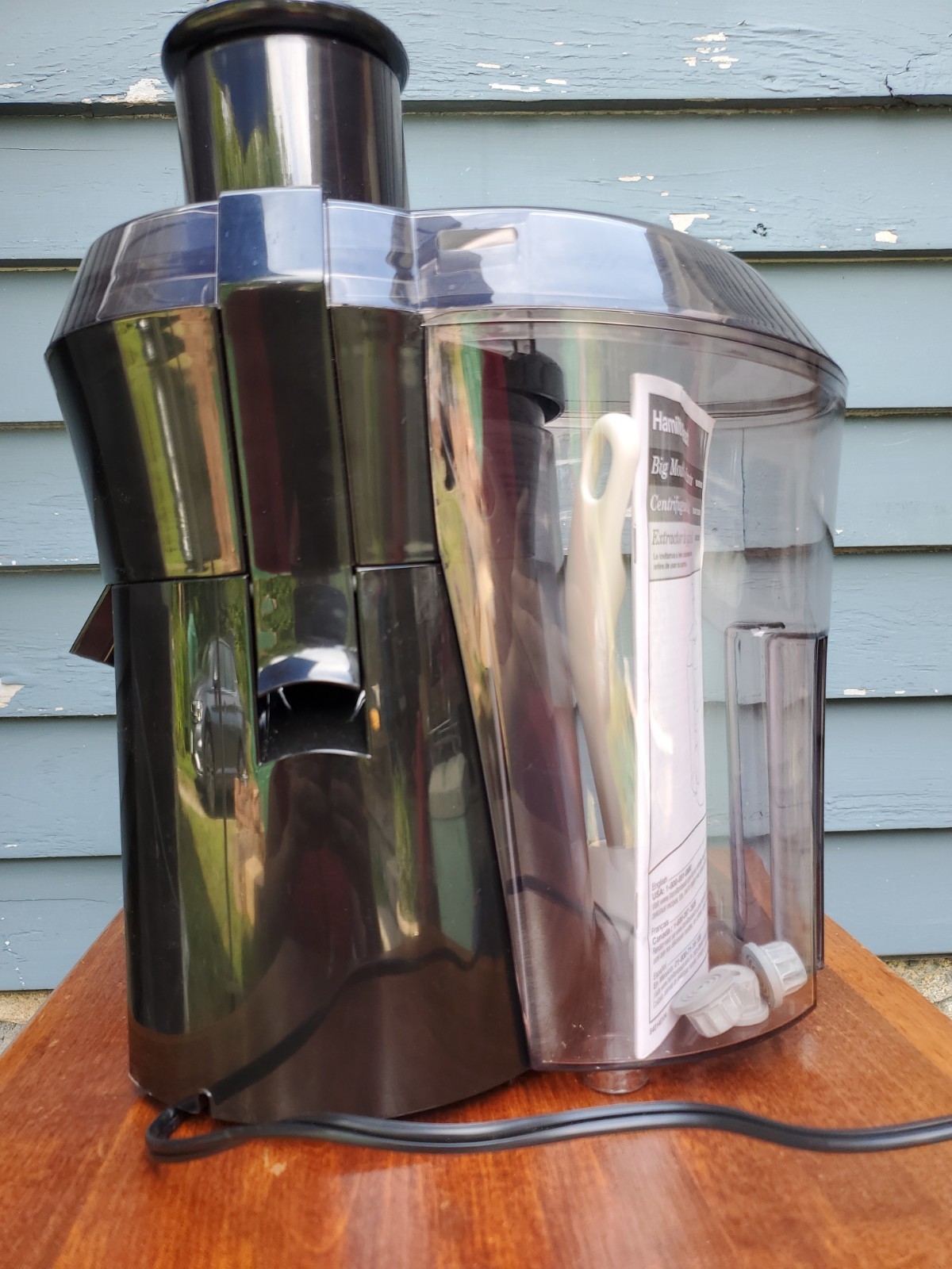 Juicer Extractor Hamilton Beach, Big Mouth 3″ Black 67601