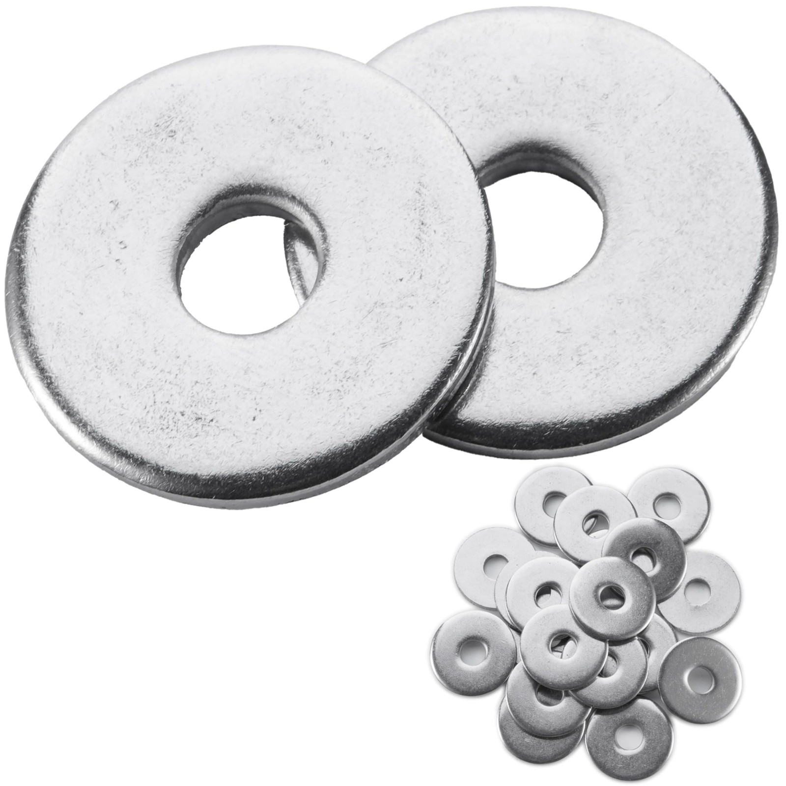 30 Pcs 5/16″ Fender Washers Stainless, 5/16″ ID x1.16 OD x 0.1″ Thick, Large …