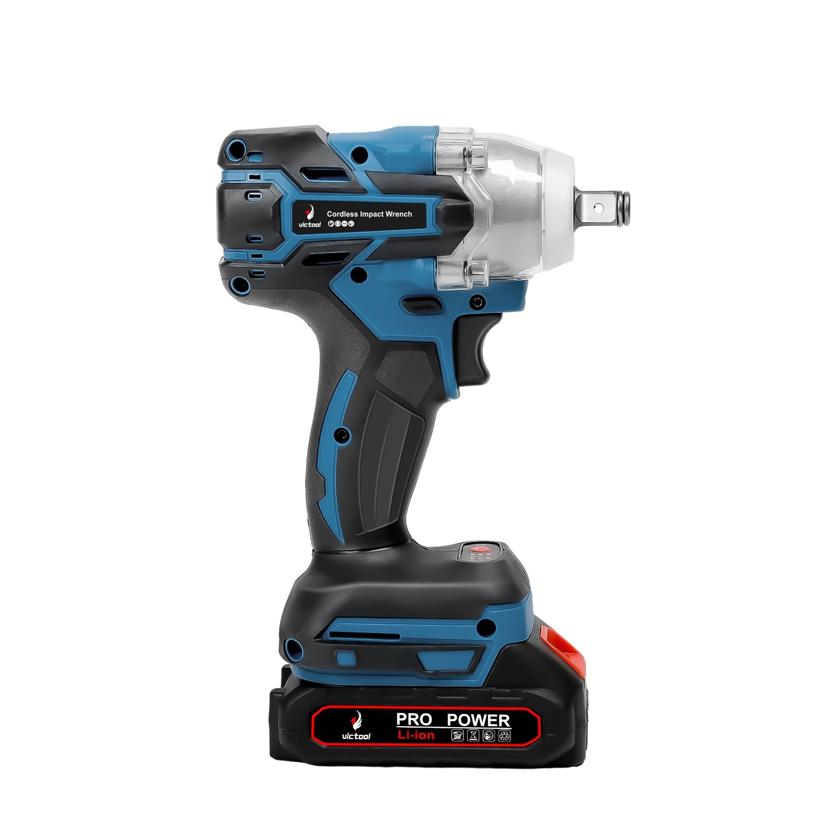 21V Brushless Impact Wrench Cordless Electric Screwdriver Rechargeable Drill Dr