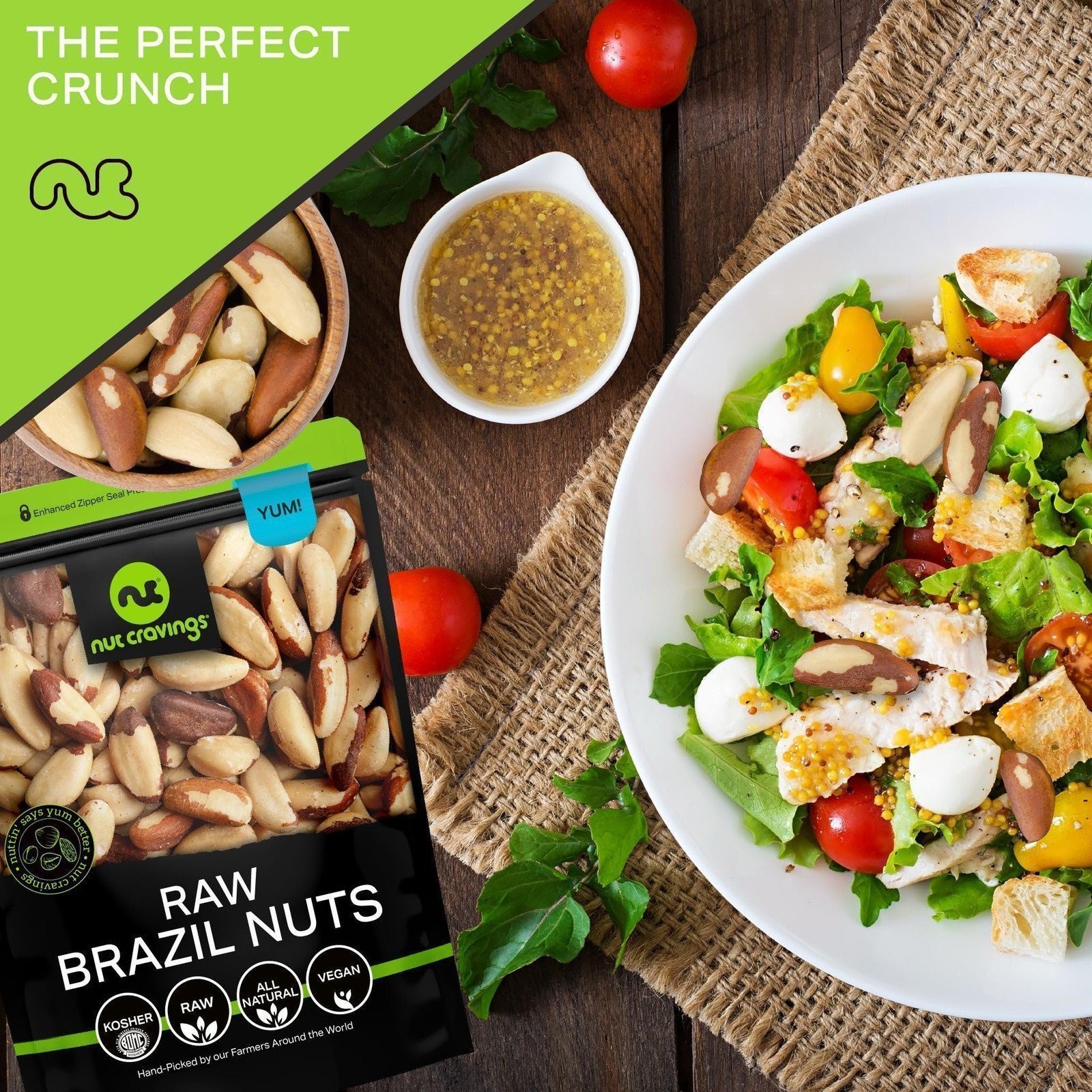 Raw Brazil Nuts – No Shell, Whole