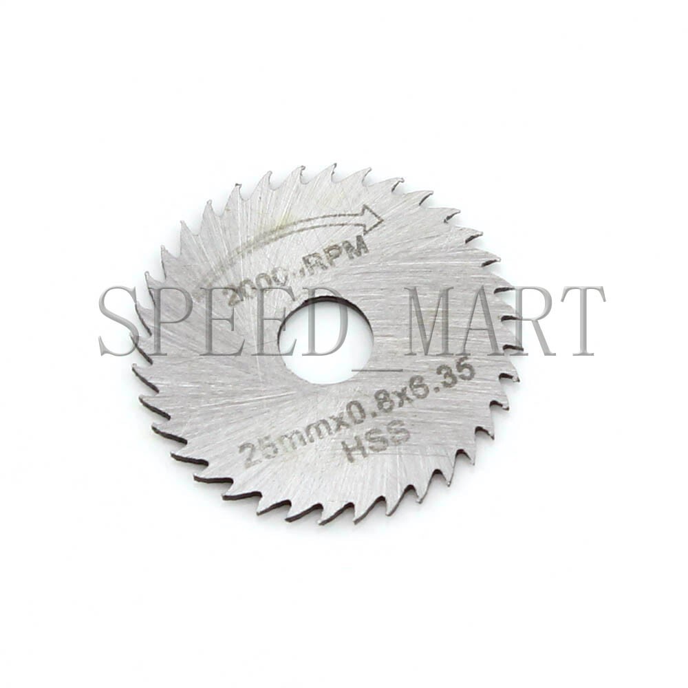 Cutting Discs Mandrel HSS Rotary Circular Saw Blades Tool For Dremel Cutoff 6PCS