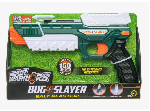 Bug Slayer Salt Blaster Bug Killer Fly Stopper Pistol Gun with Safety
