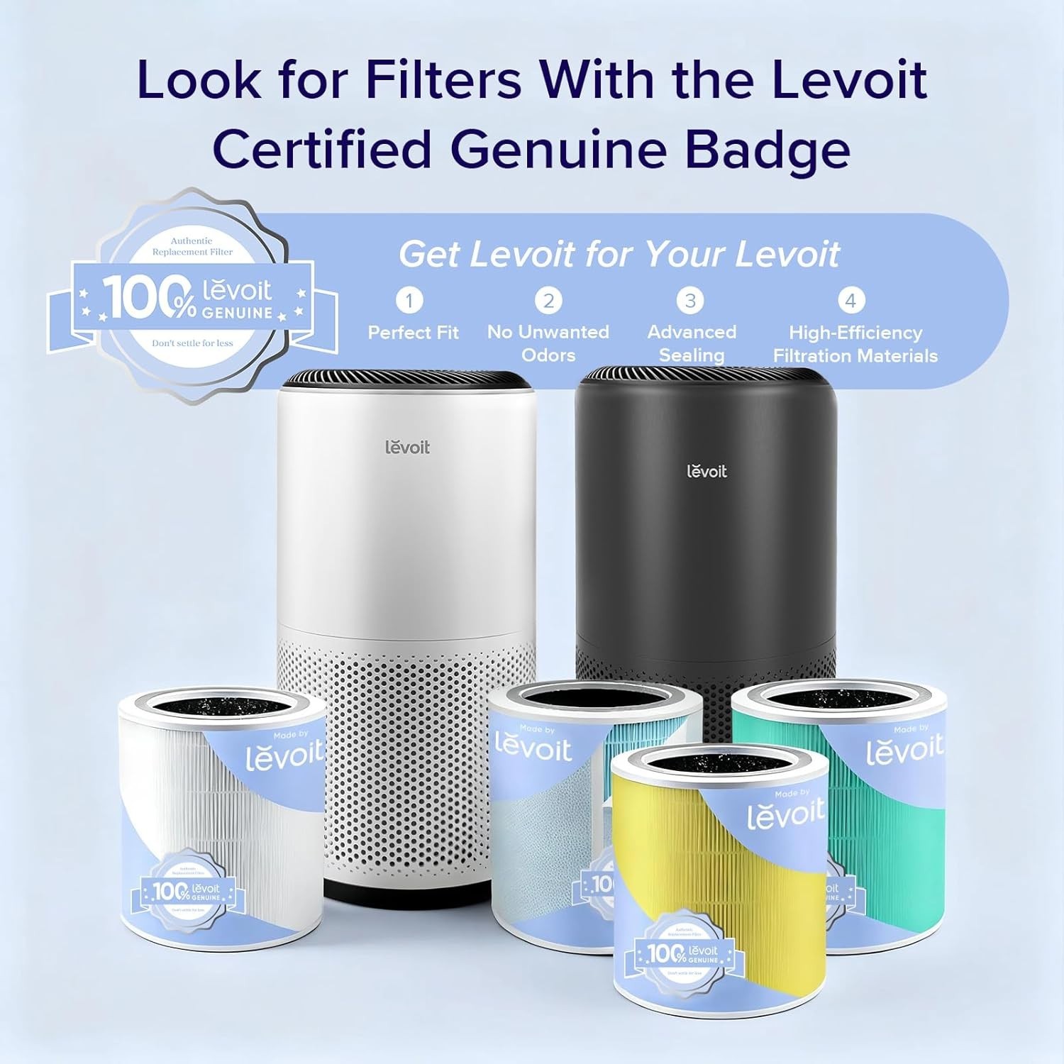 -P Whole-Room Air Purifier, 3-in-1 Filter, AHAM Certified