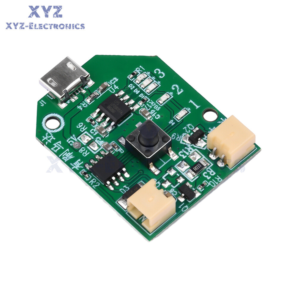 3.7V Universal USB Rechargeable Small Fan Circuit Board Mobile Fan Control Board