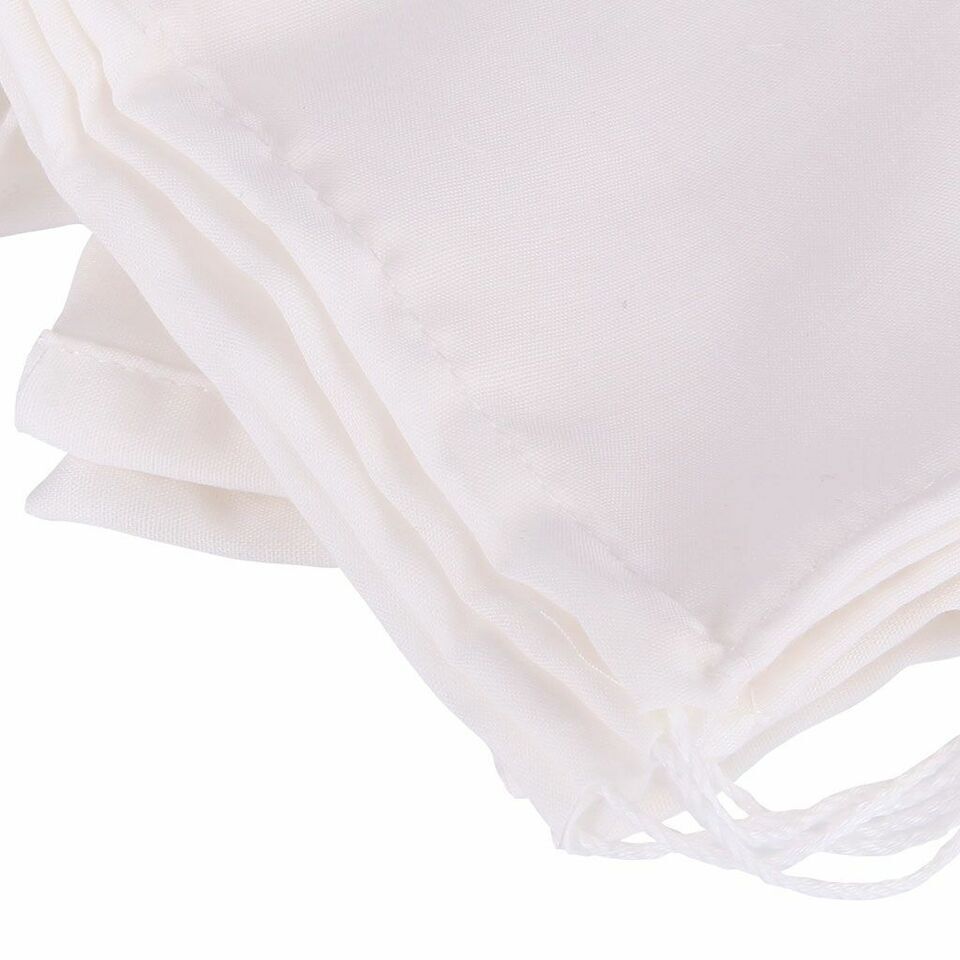20× Organic Cotton Nut Milk Bag Reusable Food Strainer Brew Coffee Cheese Cloth