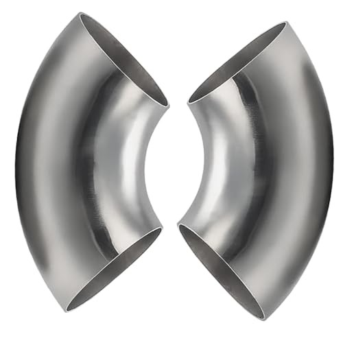 1.75 Inch 90 Degree SS304 Stainless Steel Bend Tube Exhaust Elbow Pipe 1.75″
