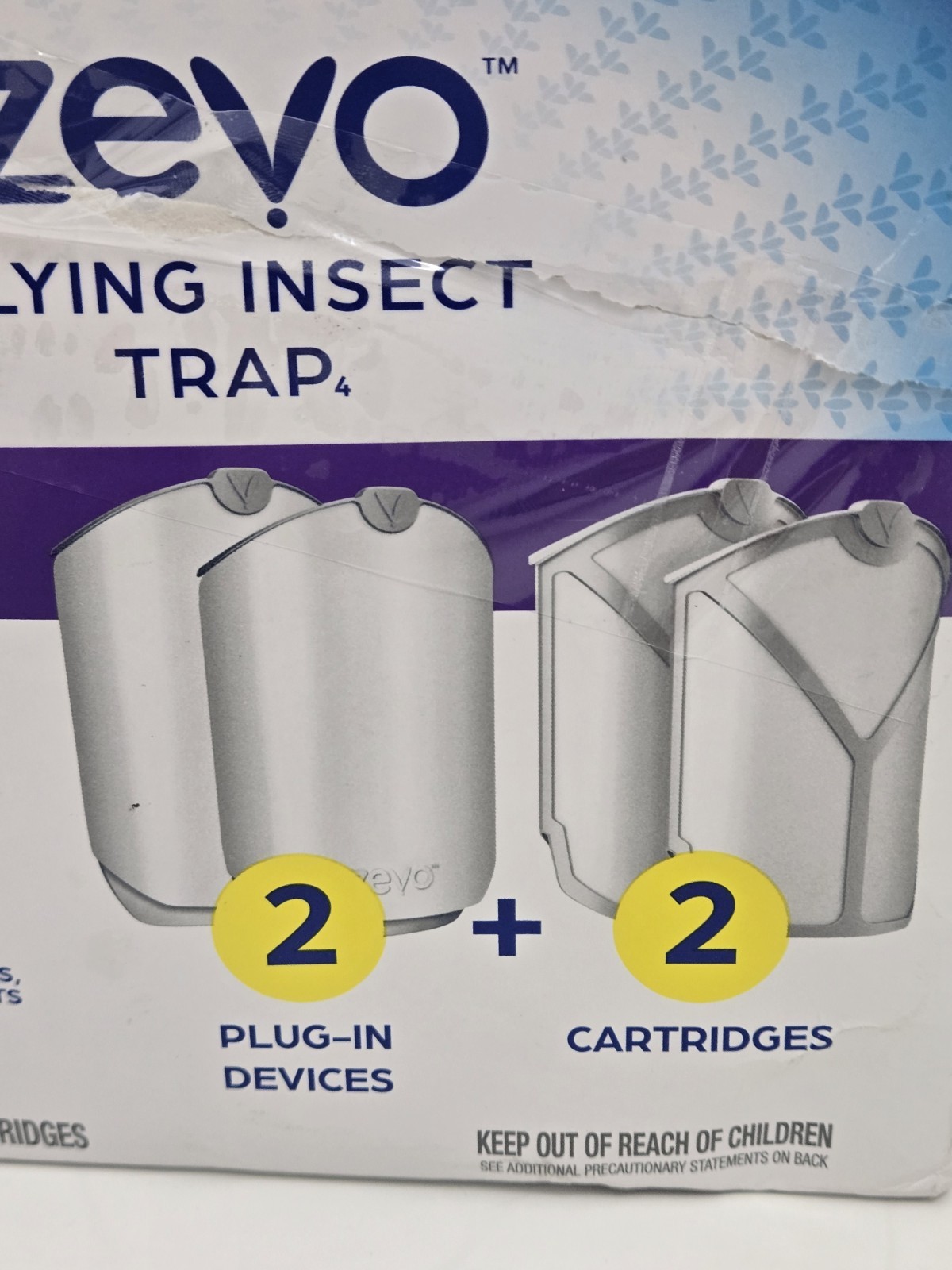 Zevo Flying Insect Trap Value Pack 2 Plug-in Devices & 2 Refill Cartridges