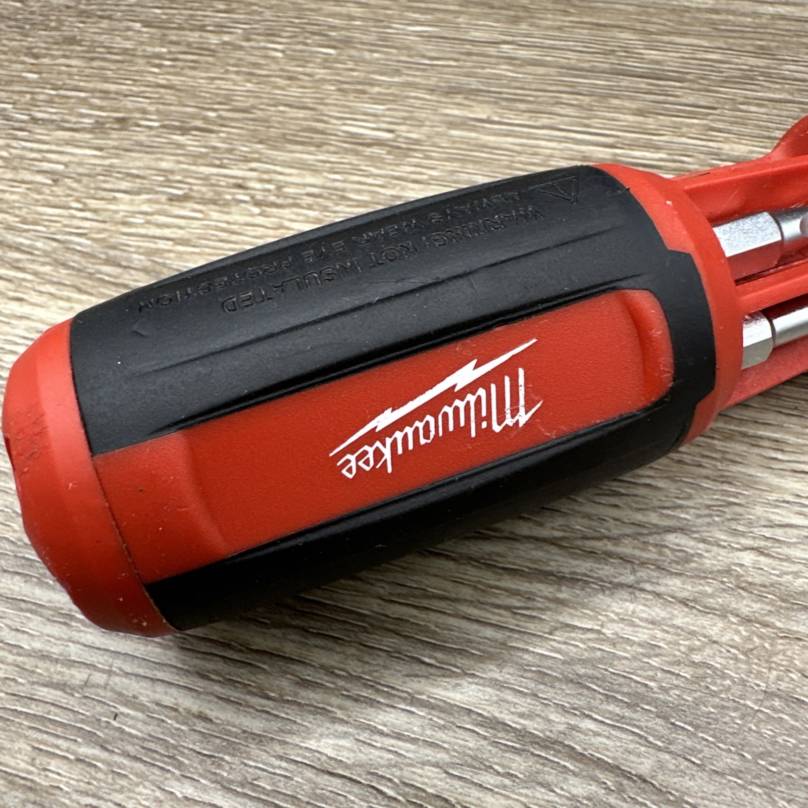 Milwaukee 9-in-1 Square Drive Ratcheting Multi-Bit Screwdriver 48-22-2322