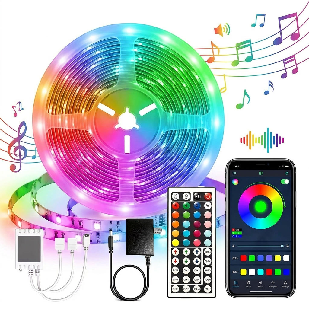 Smart LED Strip Lights RGB with App Remote Control for Room Decor