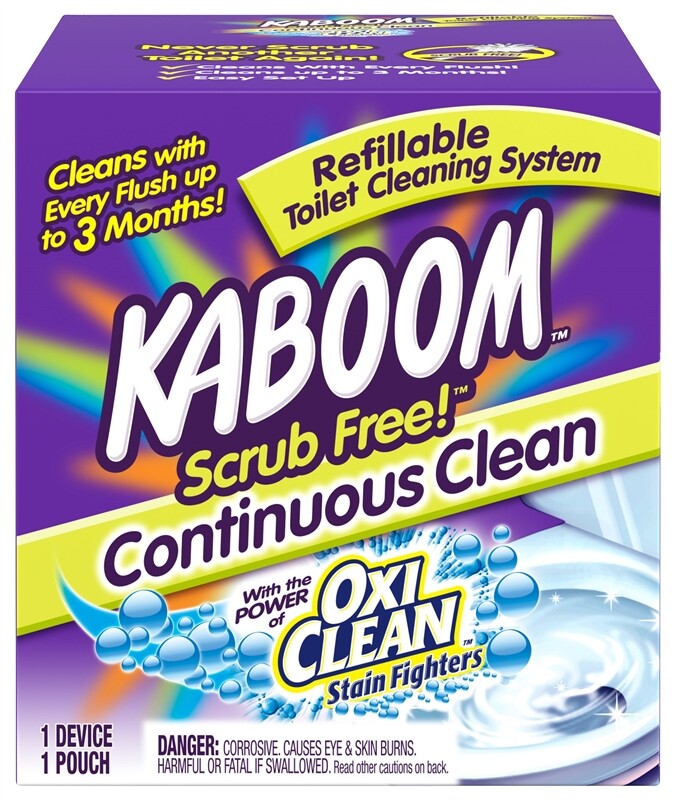 KABOOM 35113 Scrub Free Continuous Automatic Toilet Cleaning System NEW! 8595118