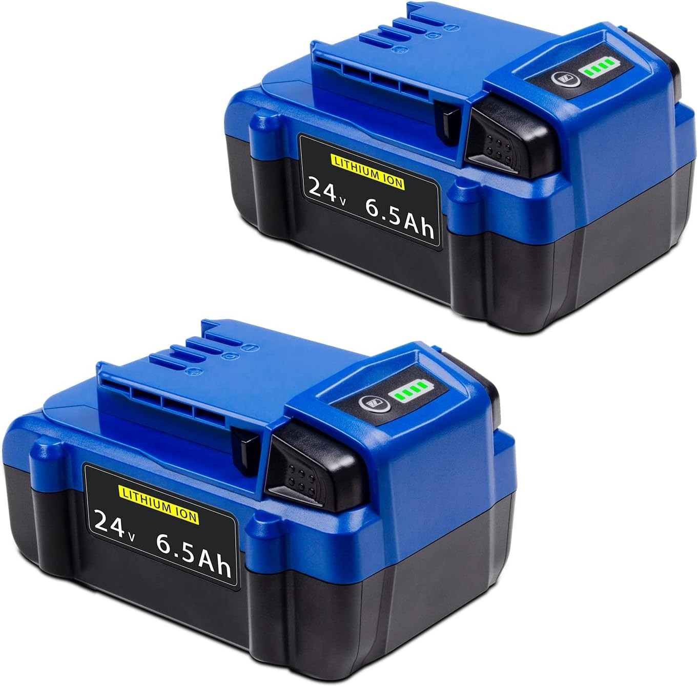 2Pcs 24V For Kobalt 24V Max 6.5Ah Lithium Ion Battery KB624-03 KB524-03 KB424-03