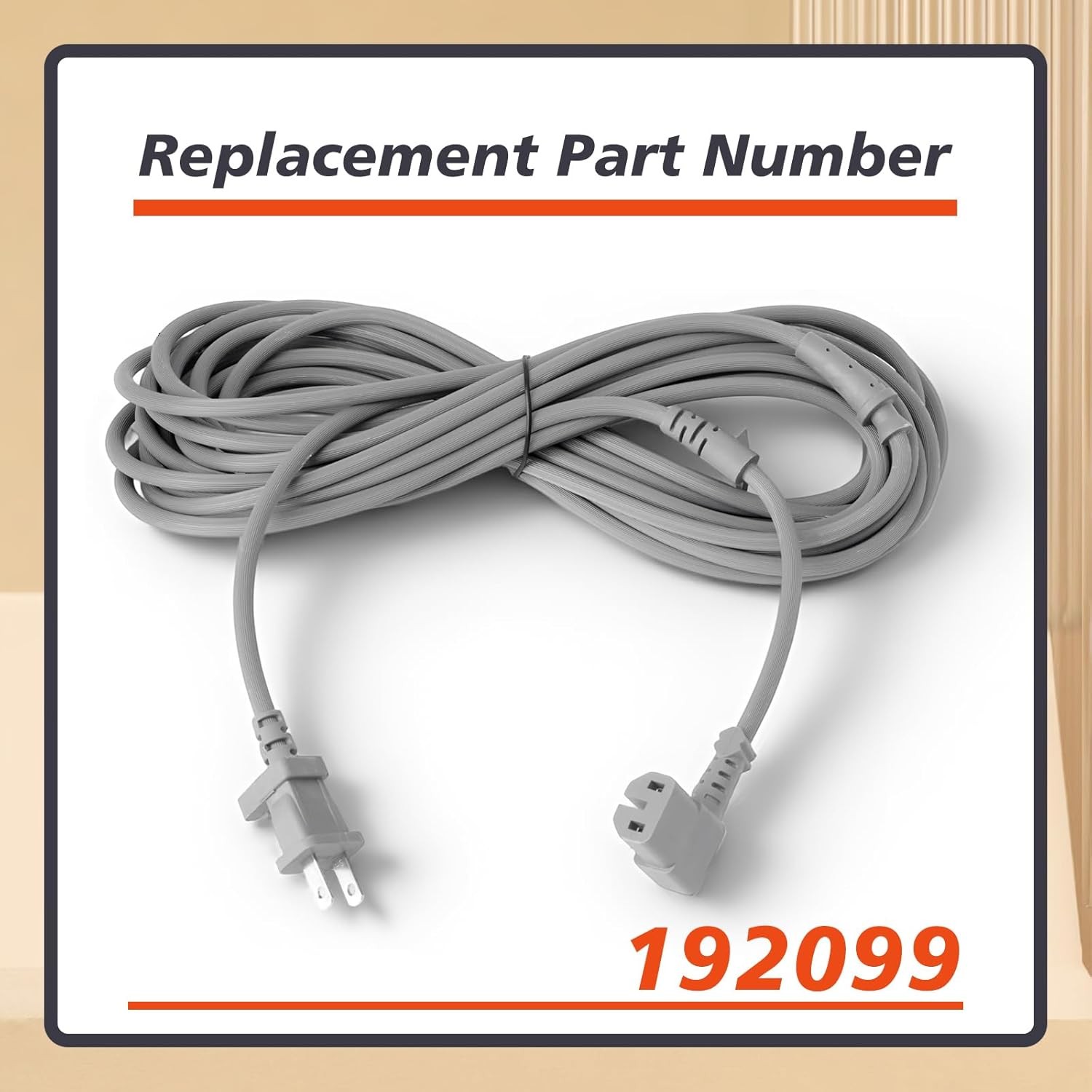 192099 Vacuum Cleaner Cord Compatible with Kirby Gsix Sentria Ultimate G3 G4 G5