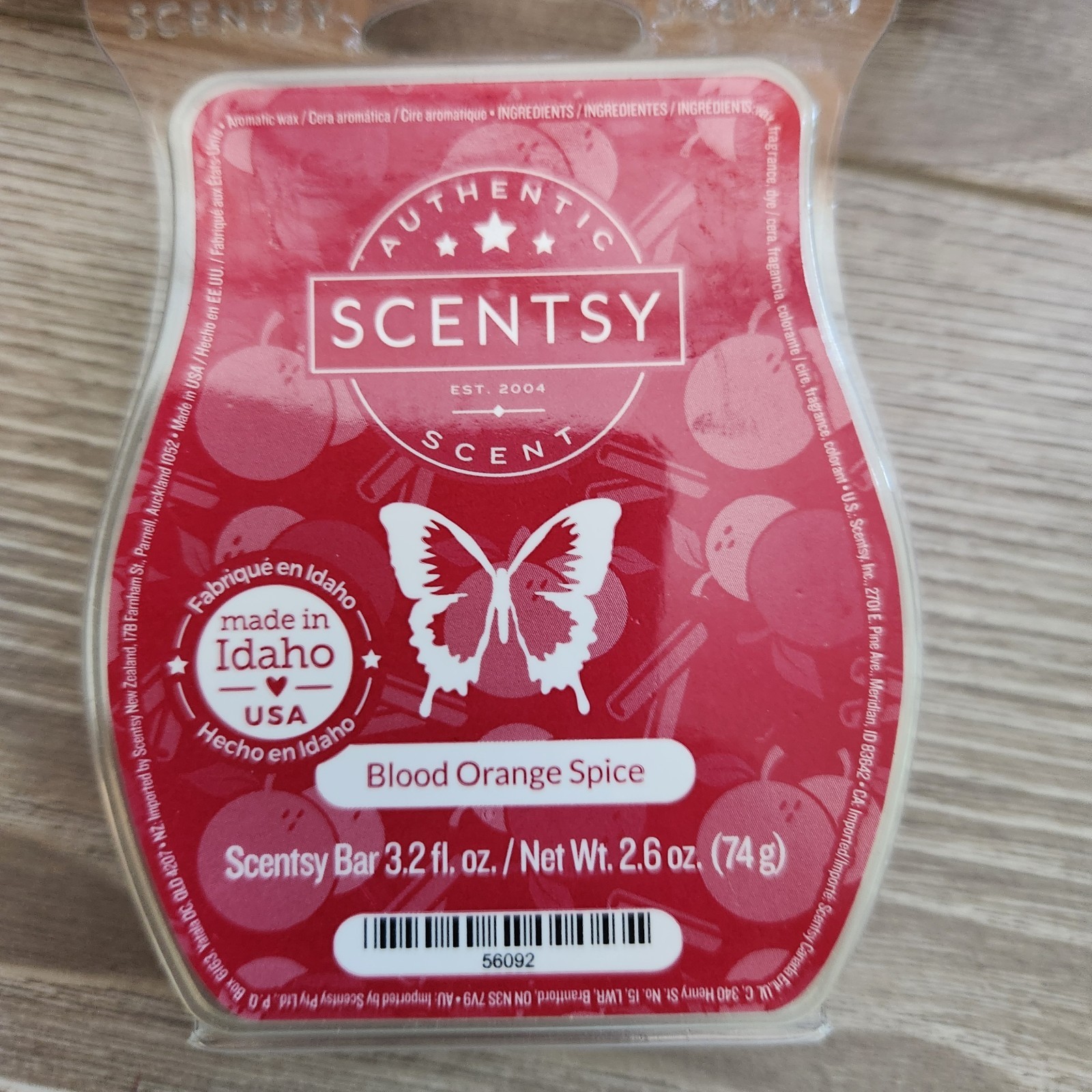 Lot of 3 Scentsy CHERRY BLOOD ORANGE SPICE ASSORTMENT Wax Bars Scent Warmer