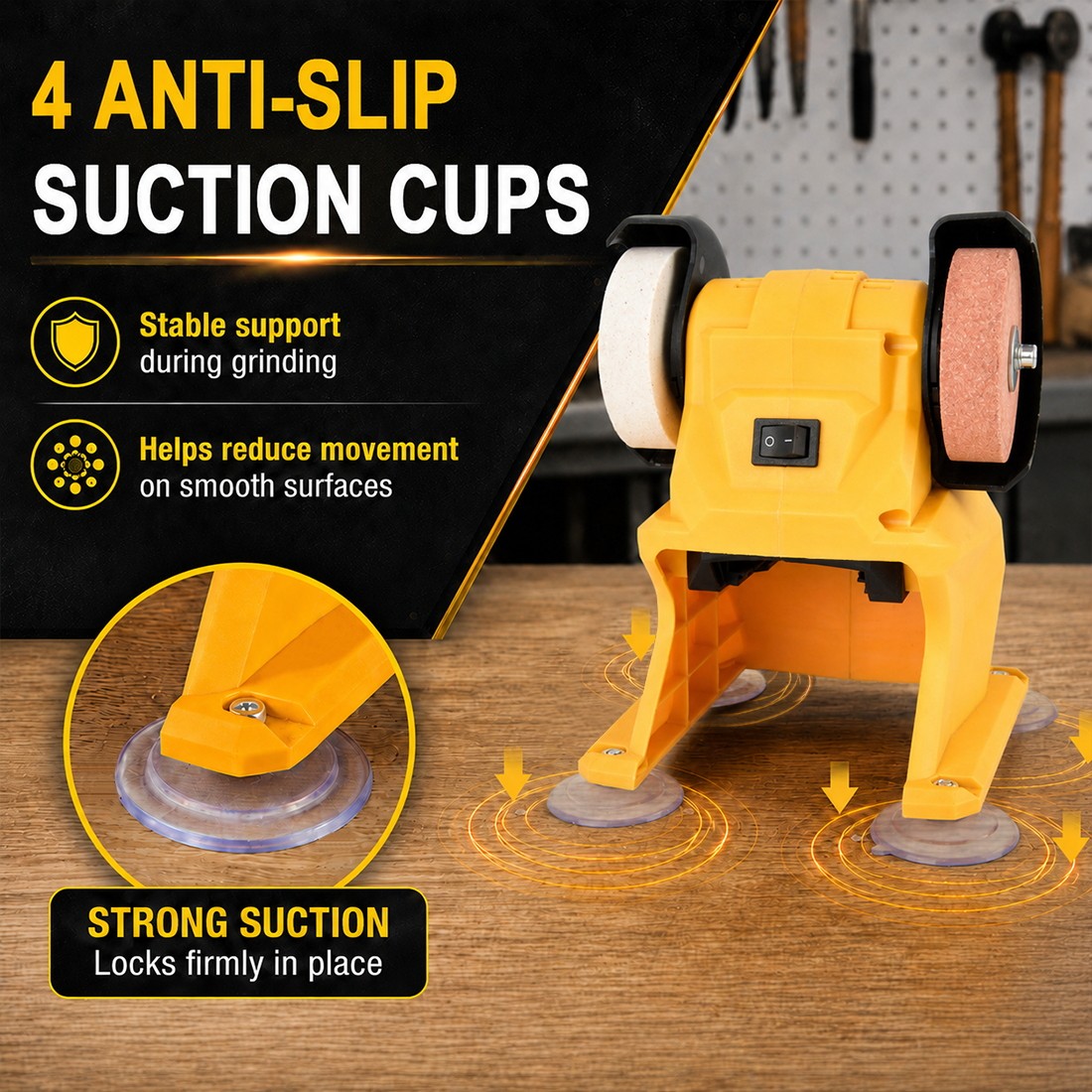 Mini Bench Grinder Polisher for Dewalt 20V Battery, Electric Belt Sander