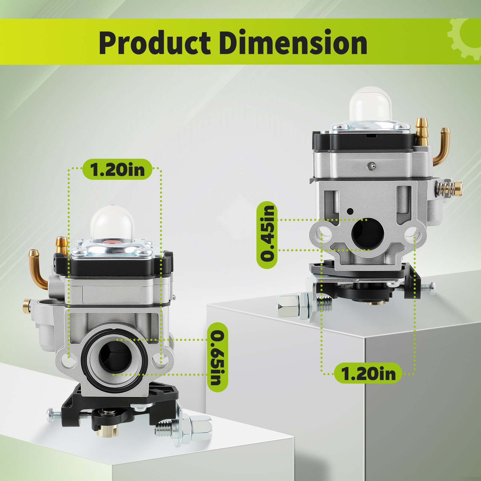 Carburetor for Poulan Pro PR46BT 46cc Gas 475 CFM 200 MPH Backpack Leaf Blower