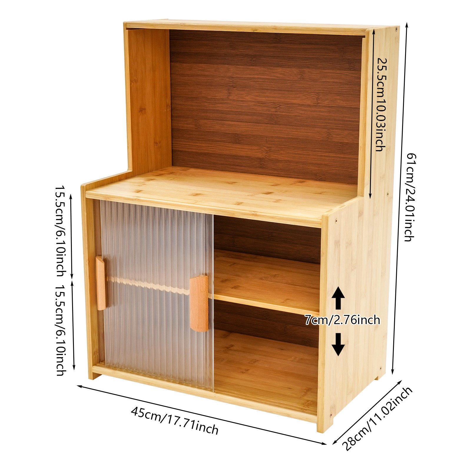 Kitchen Pantry Storage Cabinet Small Countertop Storage Sideboard Cupboard