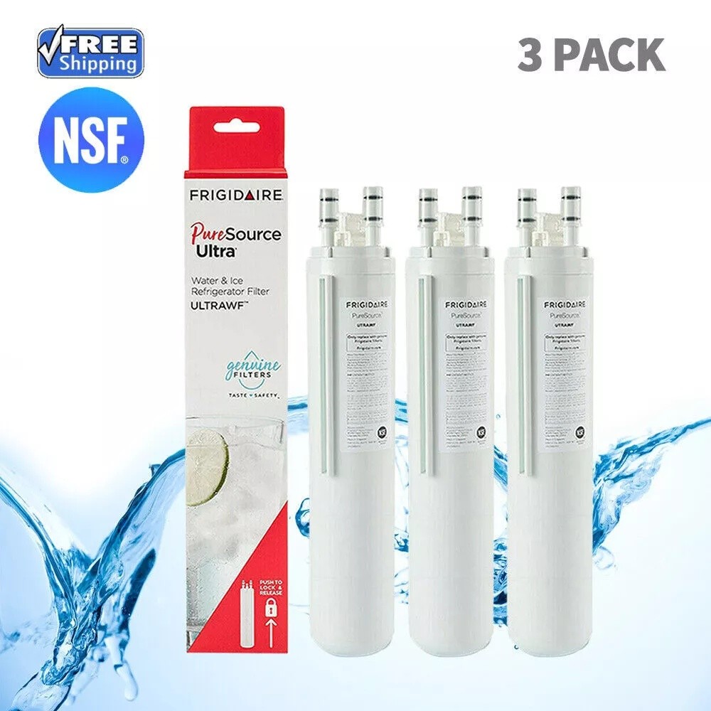 3Packs Of Frigidaire ULTRAWF Pure Source Ultra Water Filter White NEW Sealed US