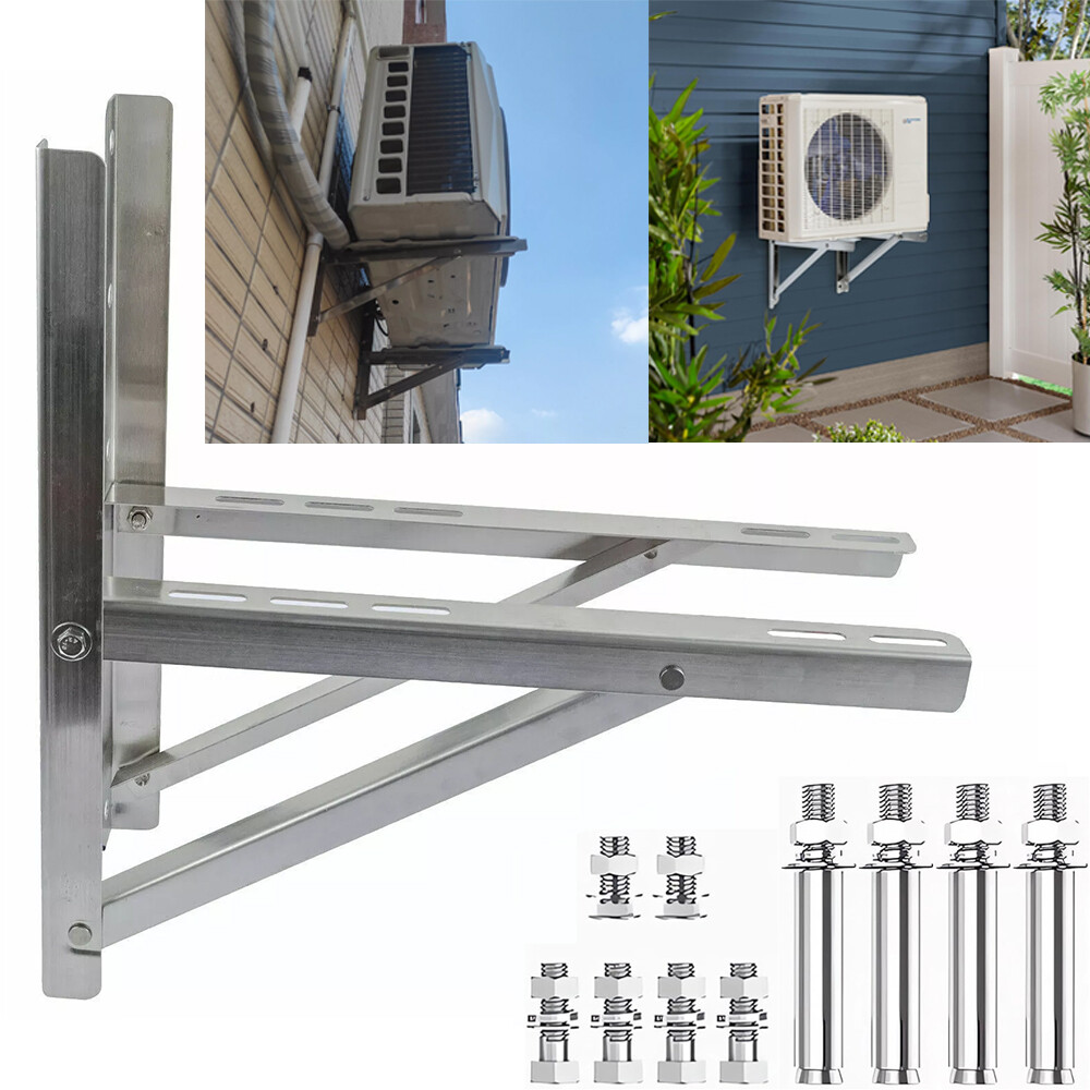 600LBS Steel Mini Split Wall Mount Bracket For Air Conditioner Condensing Units