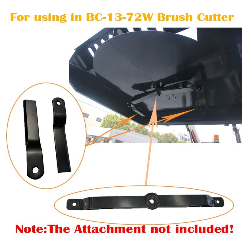 Wolfequip 1 Set Skid Steer Cutting Blades & Carrier For BC-13-72W Brush Cutter