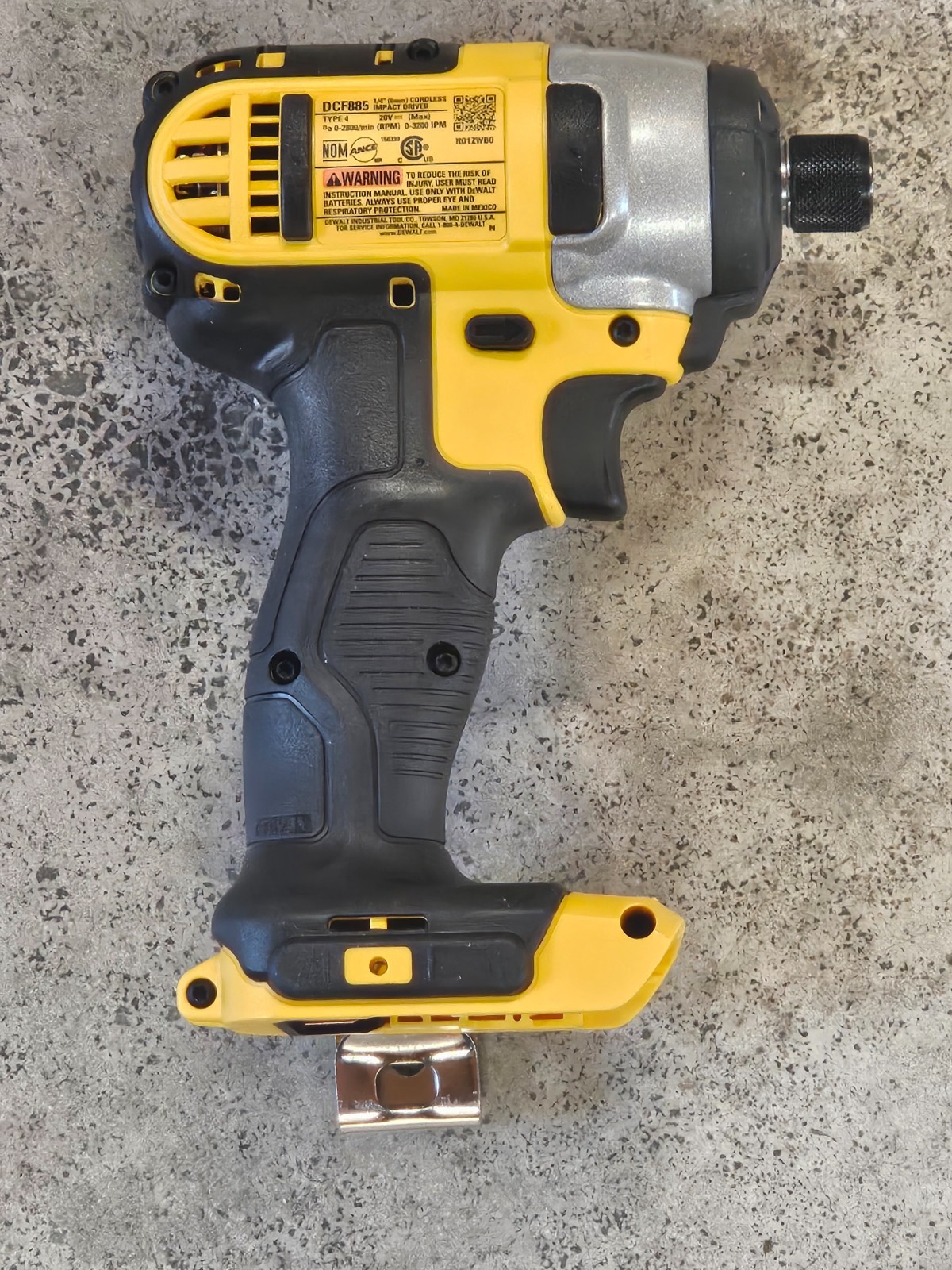 NEW DeWalt 20V MAX Cordless 1/4″ Impact Driver Model# DCF885 Bare Tool