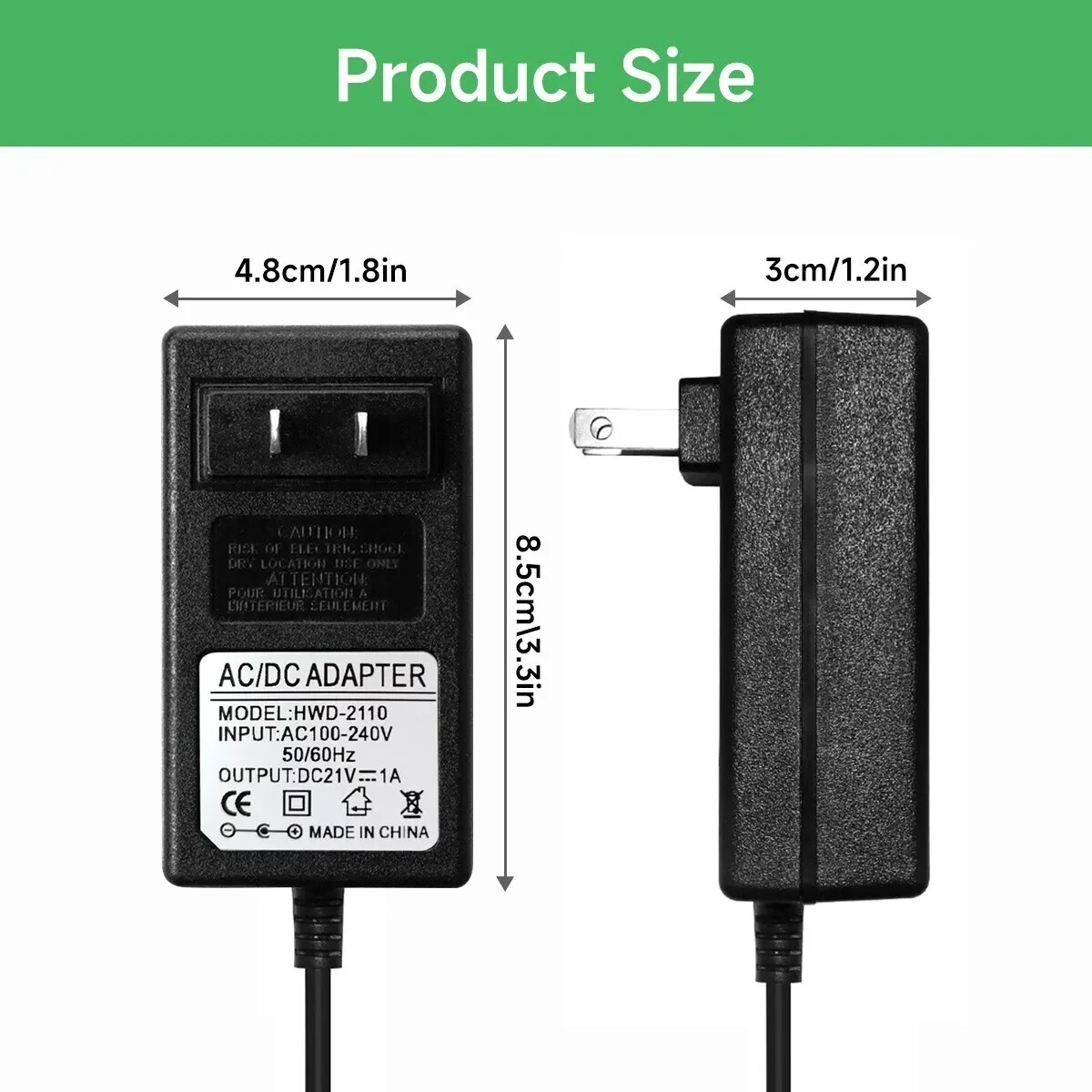 Universal Battery Charger Perfect Compation With Most 20V21V Power Tools Battery