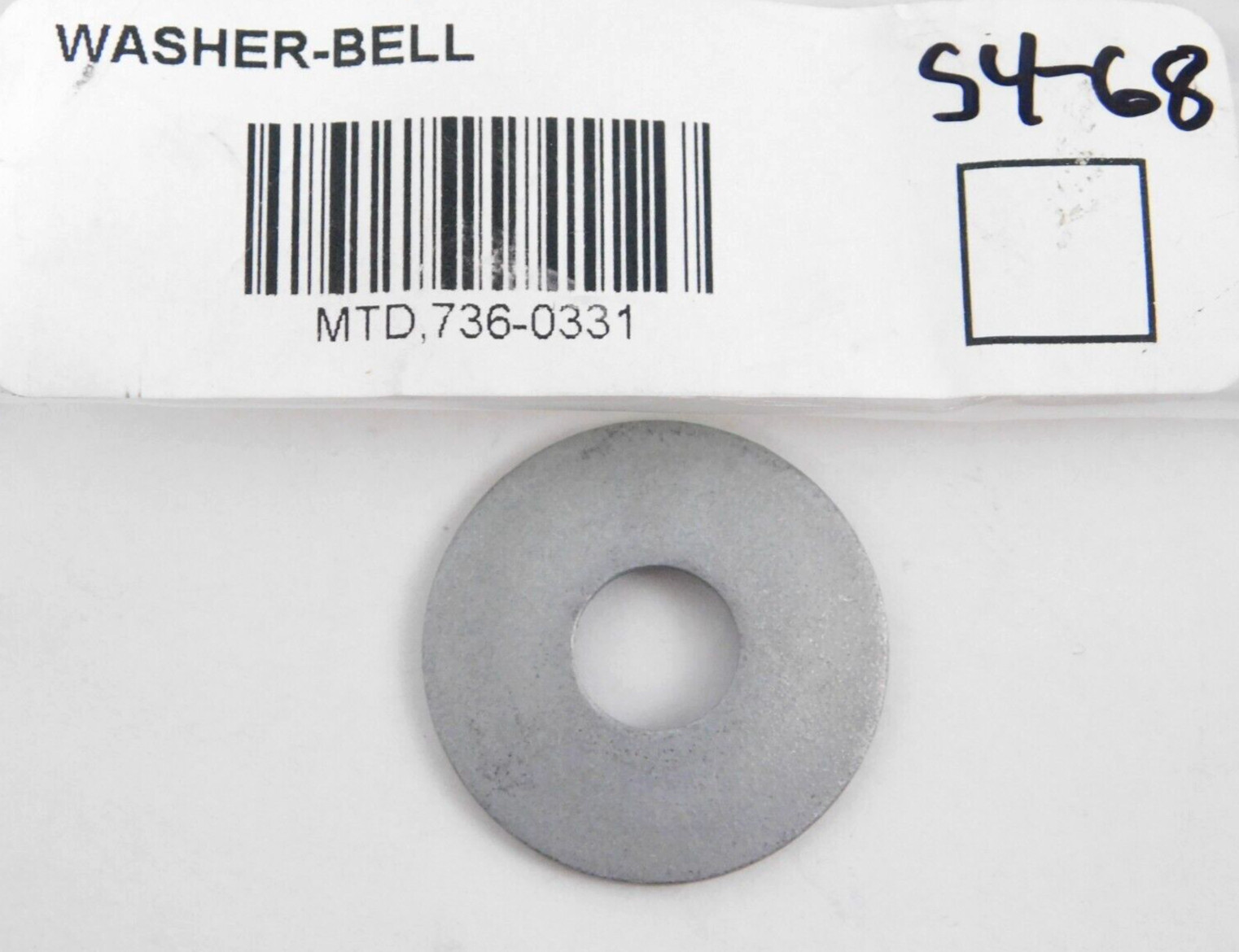 MTD 736-0331 Bell Washer .390 x 1.130 x .062 Murray Yard Machines 500 850 400