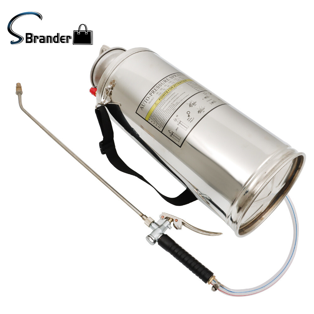 High Quality 2 Gallon Pump Sprayer Stainless Steel Sprayer With Reinforced Hose