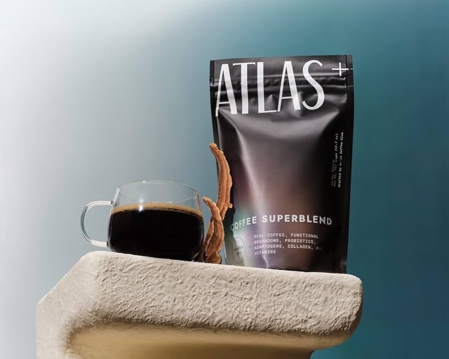 Atlas+ Coffee Superblend– Instant Mushroom Coffee with Lion’s Mane Exp ‘27-28