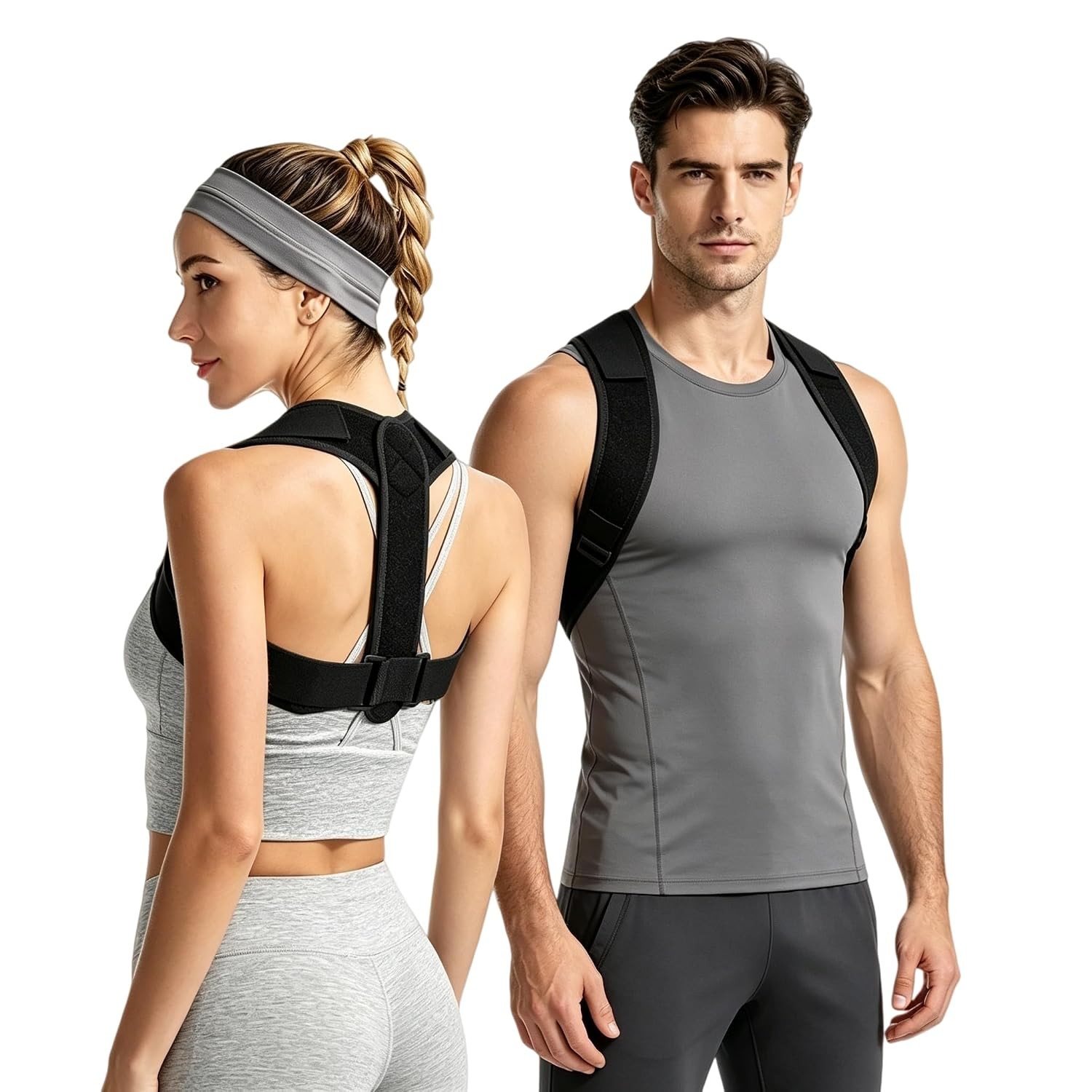 Posture Corrector for Women and Men, Adjustable Upper Back Brace, Breathable…