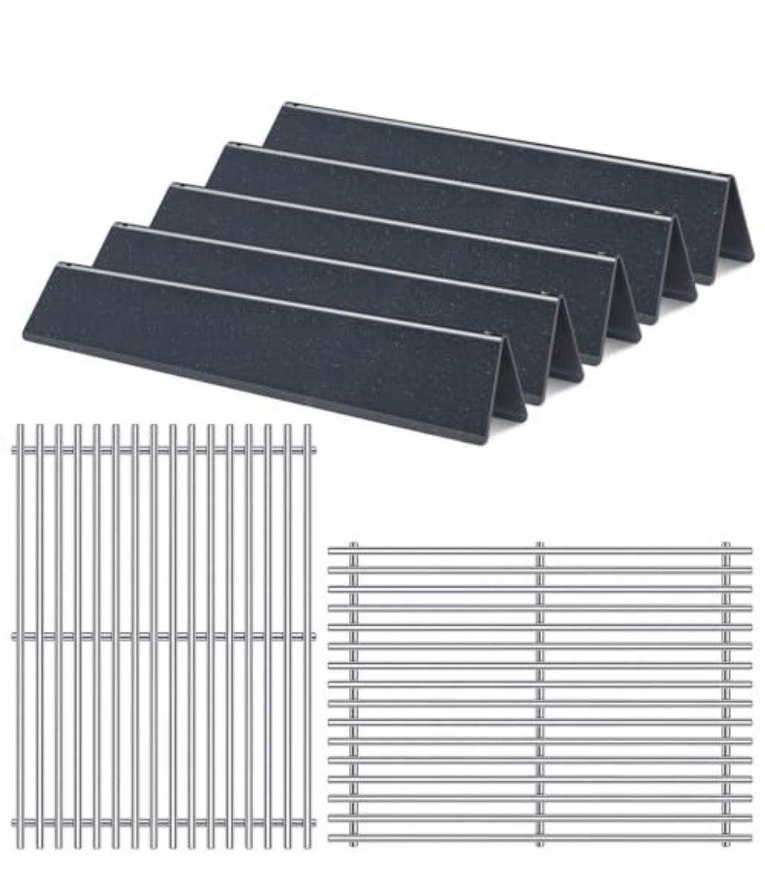 Weber Spirit / Spirit II 300 Series Staineless Steel Grates and15.3″ Flavorizer