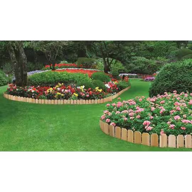 120 In. L X 0.75 In. W Cedar Wood Lawn Edging (2-Pack, 240 In. L Total)
