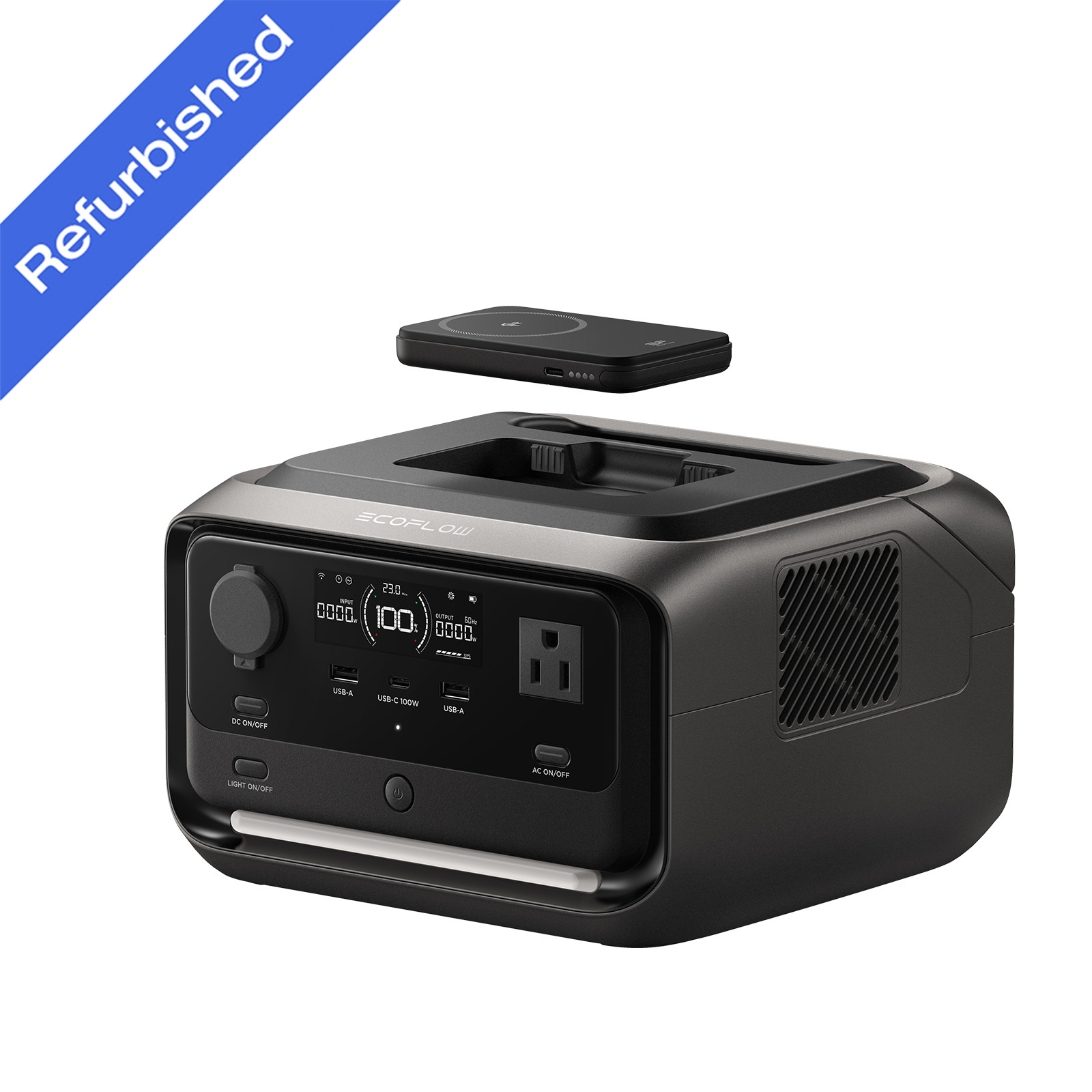 EcoFlow River 3 Plus 286Wh Wireless Boost Combo & 5000mAh RAPID Power Bank