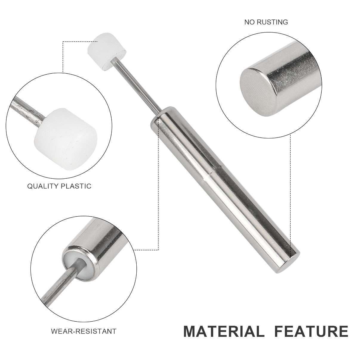 Kitchen Trash Can Damper/Piston with Lid Replacement Ideal 1.9in/2.9in/3.5in