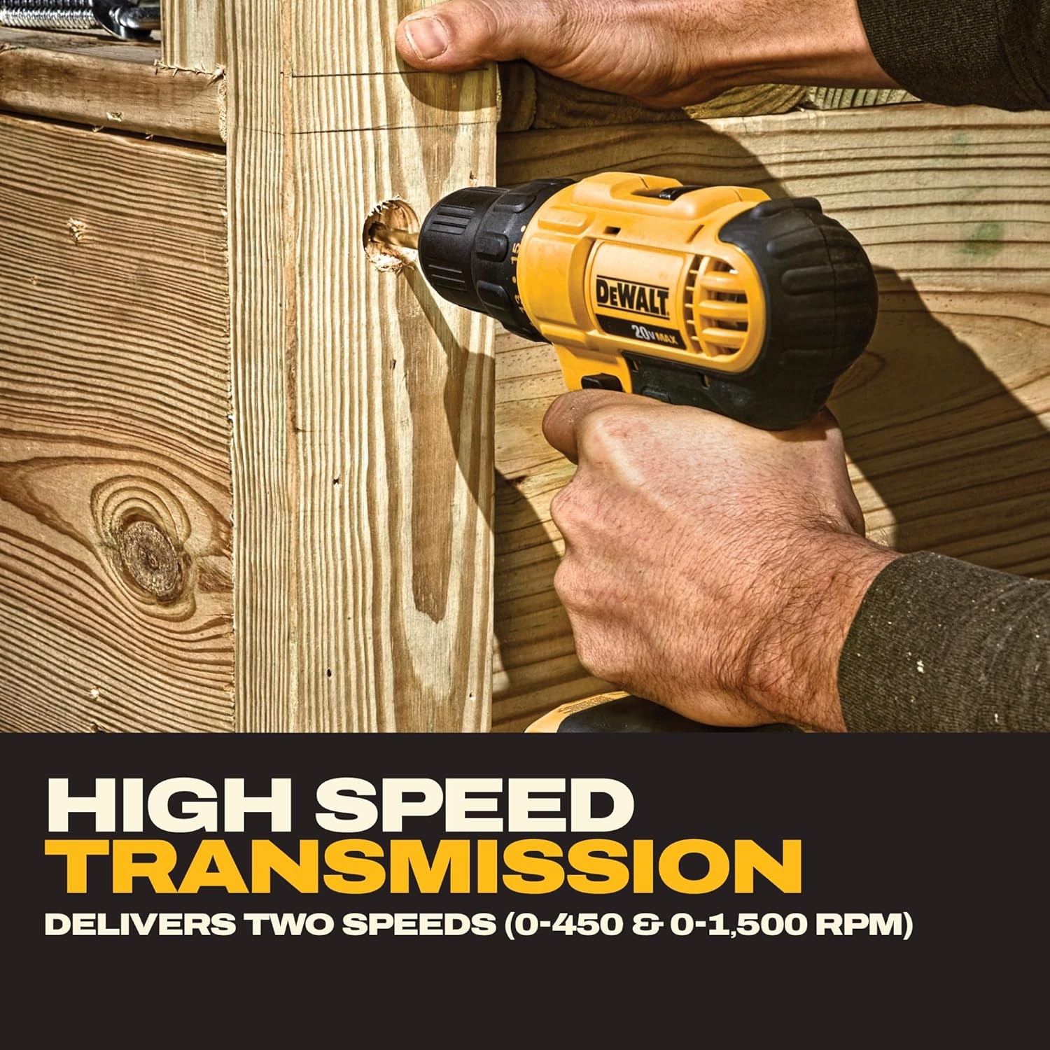 DEWALT DCD771C2 20V Max 1/2″ Drill Driver Kit – 2x 1.3Ah, Charger, Bag