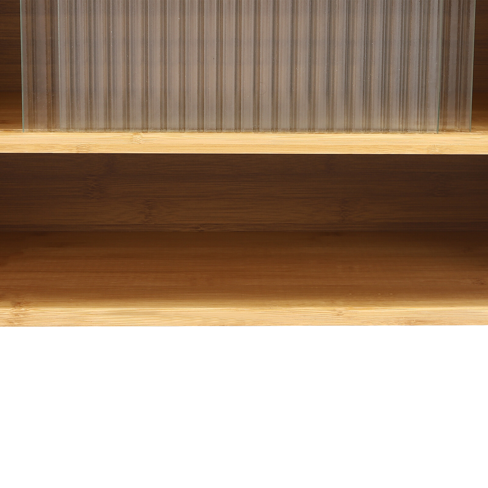 Small Bamboo Kitchen Pantry Sideboard Freestanding Countertop Storage Cabinet US