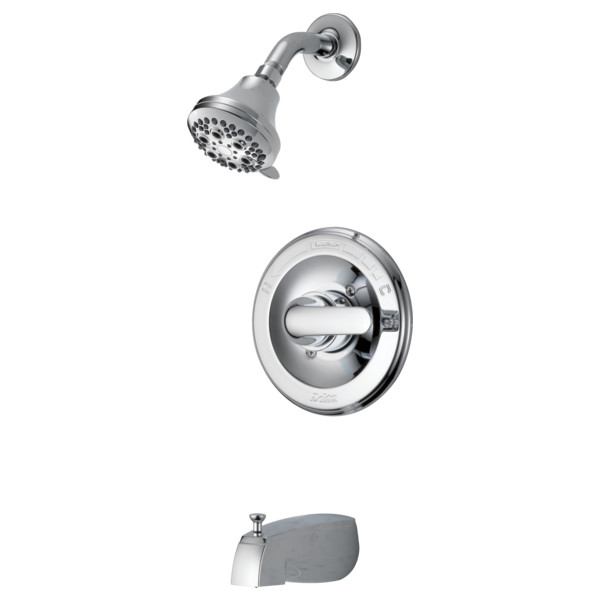 Delta Tub and Shower Trim w/ Valve Handle Accent Chrome-Certified Refurbished