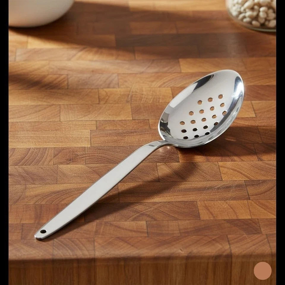 Kunz Spoons 18/10 Stainless Steel Spoon – Gray Kunz Slotted Spoon – Large Sau…
