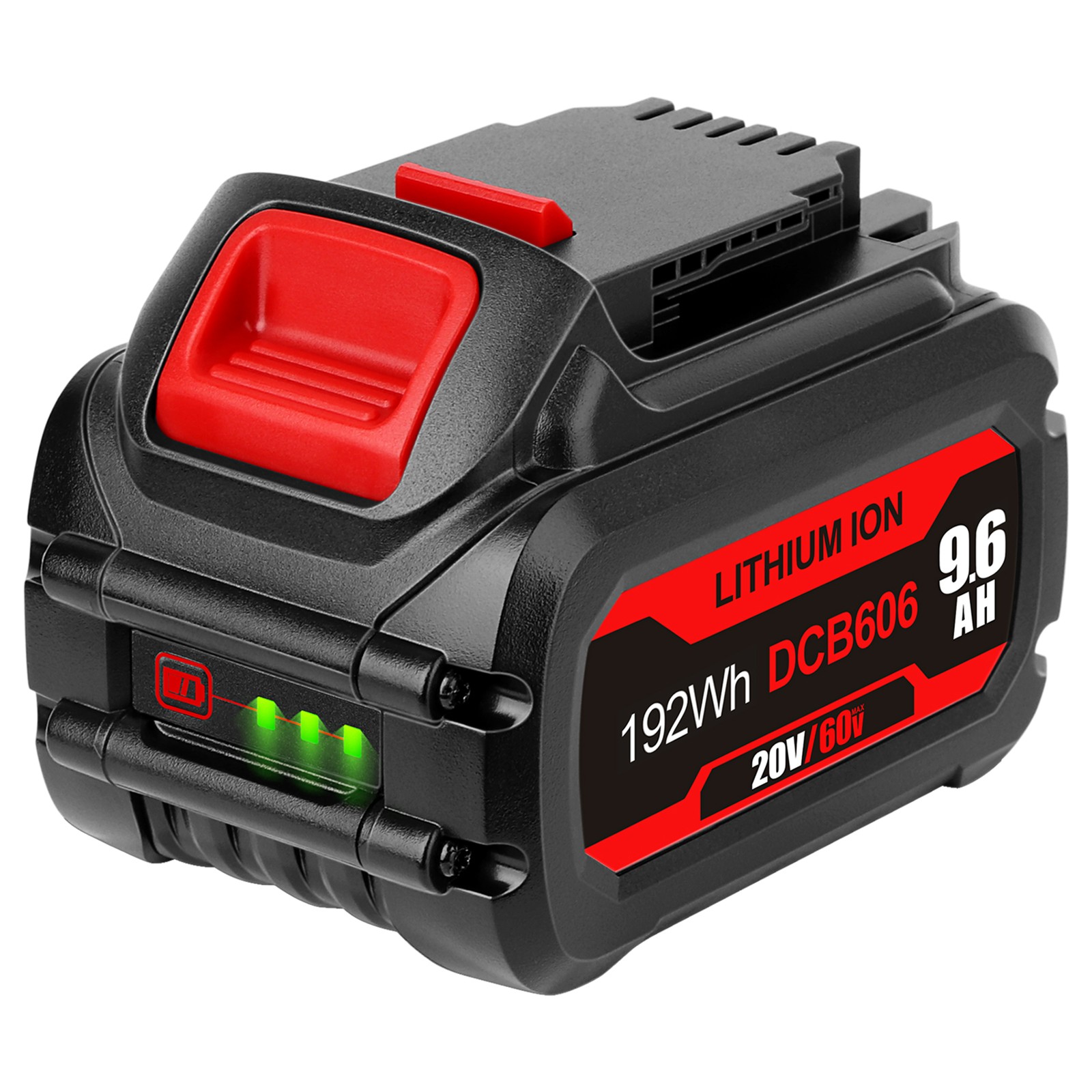 For DEWALT FLEXVOLT 20V/60V MAX 9Ah / 9.6Ah Li-Ion Battery DCB609 DCB606 DCB612