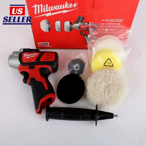 [Stock in US] Milwaukee M12 BPS-0 Cordless Compact Polisher Grinder Baretool