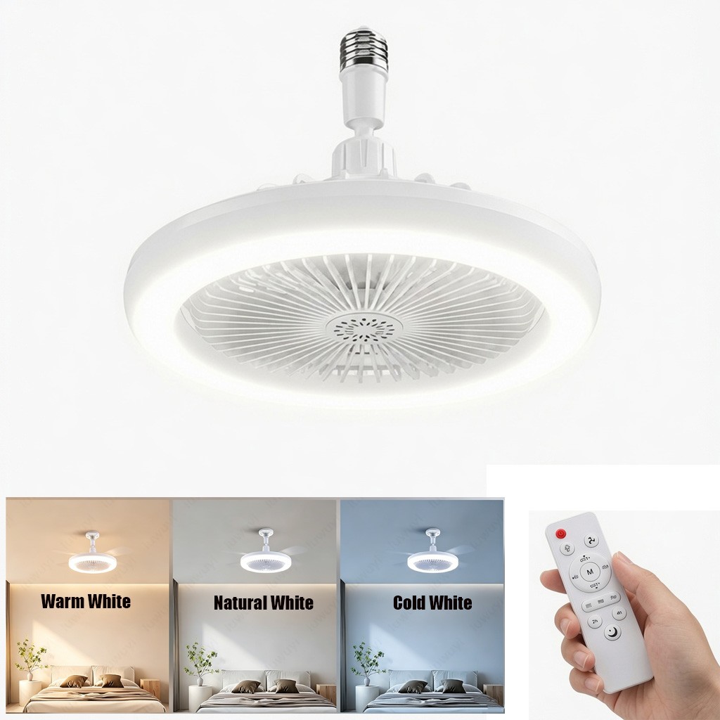Dimmable Ceiling Fan with Lights and Remote Socket Fan light with Dimmable Led