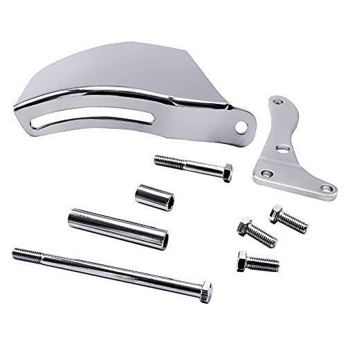 Chrome Performance Alternator Bracket for Chevy SB SB 305 350 Long Water Pump