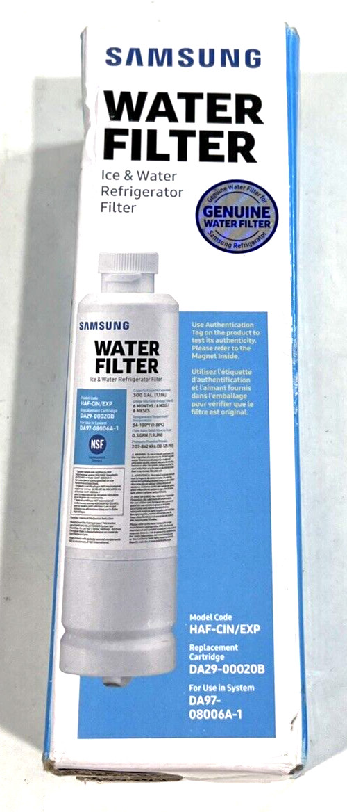 NEW Samsung DA29-00020B HAF-CIN/EXP Refrigerator Ice & Water Filter
