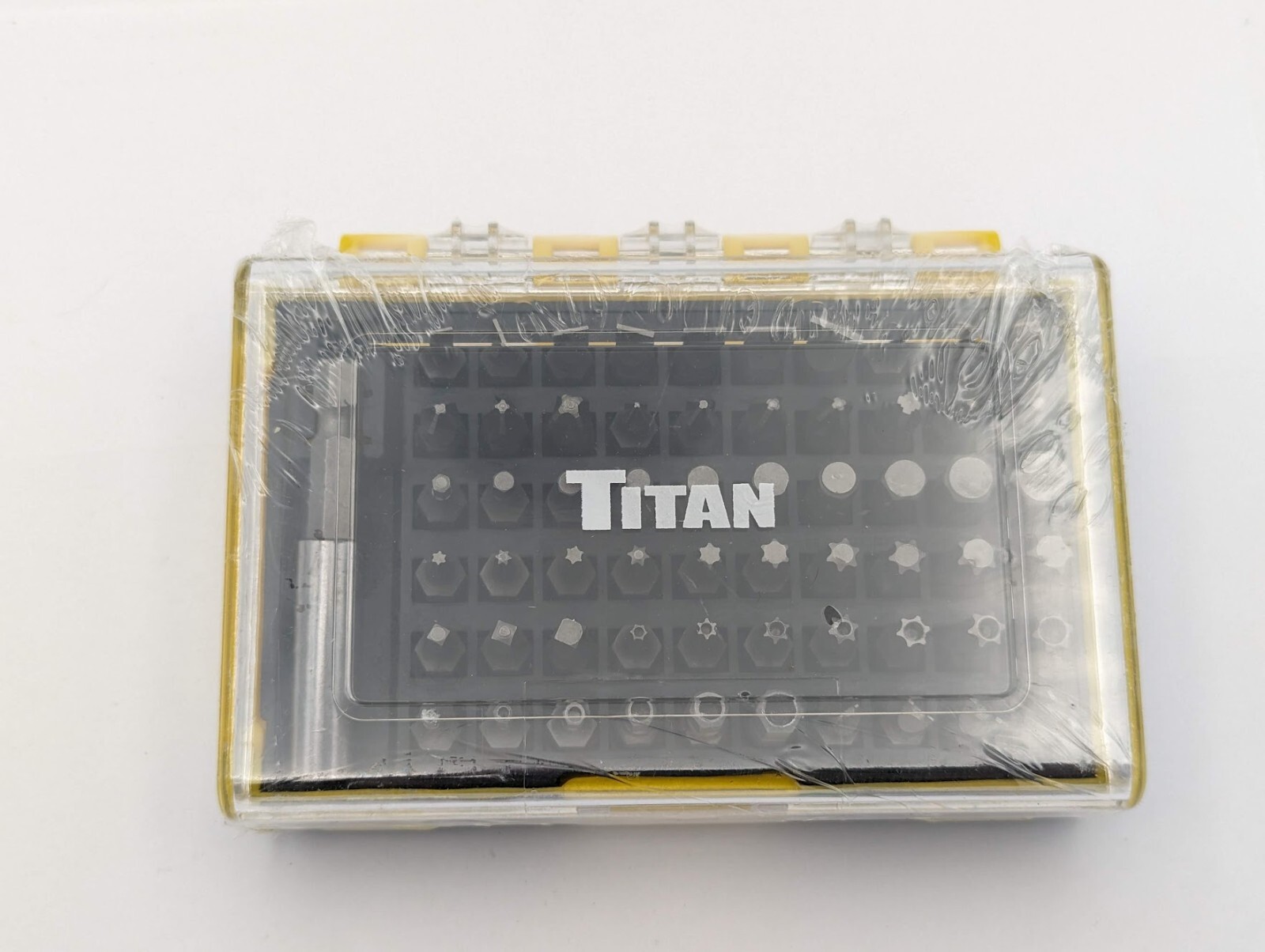 Titan 16061 61 Piece Magnetic Driving Bit Set Holder Phillips Torx Hex Slotted