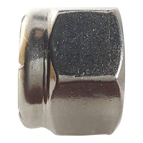 Nylon Insert Hex Lock Nuts – 1″-14 (5-Pack) Stainless 1-14 (5 Pack)